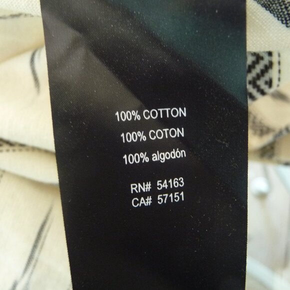 KARL LAGERFELD PARIS PEARL SNAP SHIRT XL - Picture 8 of 8